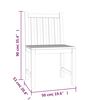 vidaXL Garden Dining Set Teak Solid Teak Wood 5 Piece Set Durable