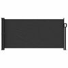 vidaXL Retractable Side Awning Black