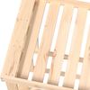 vidaXL Patio Log Holder 42.5x20.5x29.1" Solid Wood Pine