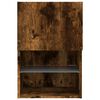 vidaXL TV Cabinet Smoked Oak Engineered Wood Compact TV Cabinet