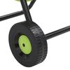 vidaXL Green Hose Reel Cart with Hose Fitting Set 0,75" 98.4 ' PVC