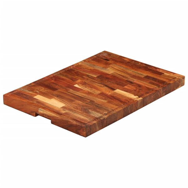 vidaXL Chopping Board 23.6"x16.5"x1.6" Solid Wood Acacia