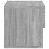 vidaXL Wall-mounted Bedside Cabinet Grey Sonoma Engineered wood