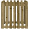vidaXL Garden Planter Natural Brown Pressure treated pine wood Medium