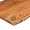 vidaXL Table Top Natural wood Solid Acacia wood 23.6x15.7x1.0 in Durable
