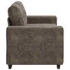 vidaXL Loveseat Sofa with Cushion Dark gray Faux leather