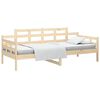 vidaXL Day Bed Natural Pine Solid pine wood and plywood Twin