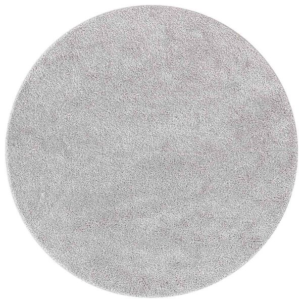 vidaXL Anti-slip Shaggy Rug Gray 47.2" x 47.2" PP