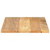 vidaXL Table Top 31.5"x23.6"x1" Rectangular Solid Wood Mango