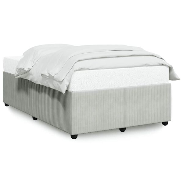 vidaXL Bed Frame Light Grey