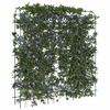 vidaXL Garden Trellis Set of 2 Green Steel with PE coating and PP clips