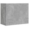 vidaXL Wall Cabinet Concrete Grey Engineered Wood Medium Wall Cabinet
