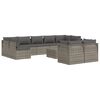 vidaXL Garden Lounge Set Grey
