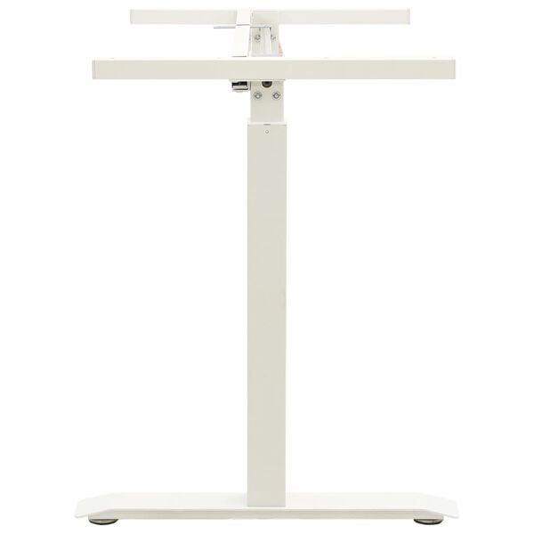 vidaXL Stand Up Desk Frame White Carbon steel Adjustable