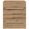 vidaXL Sink Cabinet with Drawer Artisan Oak 15.16 x 16.14 x 18.90 in