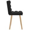 vidaXL Dining Chair Set of 2 Black