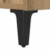 vidaXL Bedside Cabinet Artisan Oak 15.75 x 13.78 x 18.70 in