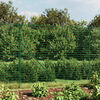 vidaXL Wire Mesh Fence with Flange Green 5.9x32.8'
