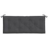 vidaXL Garden Bench Cushion Melange Anthracite 100% polyester