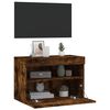 vidaXL TV Wall Cabinet Smoked oak Engineered wood Medium TV Wall Cabinet