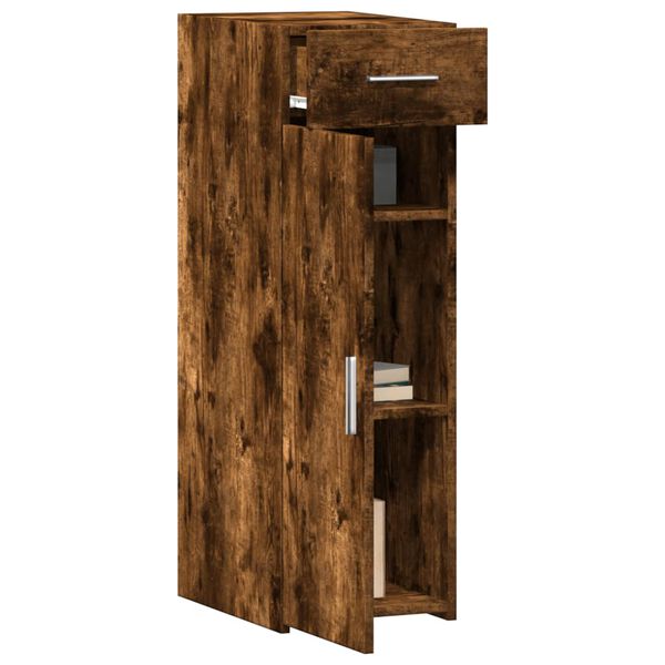 vidaXL Sideboard Smoked Oak Engineered Wood Medium Sideboard