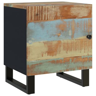 vidaXL Bedside Cabinet 15.7"x13"x18.1" Solid Wood Reclaimed