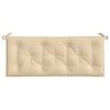vidaXL Garden Bench Cushion Set of 2 Beige Oxford fabric (100% polyester)