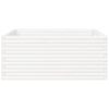 vidaXL Garden Planter White Solid pine wood Plenty of space