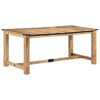 vidaXL Dining Table 70.9"x35.4"x29.5" Solid Wood Mango