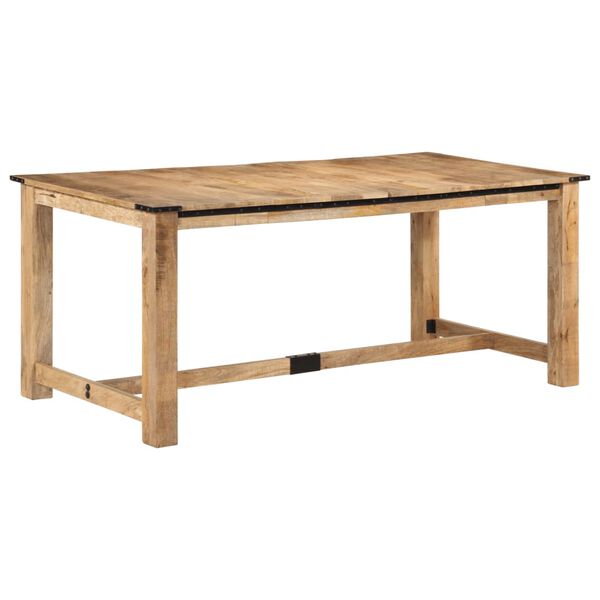vidaXL Dining Table 70.9"x35.4"x29.5" Solid Wood Mango