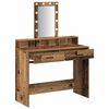 vidaXL Dressing Table Brown 39.37 x 16.14 x 55.12 in Engineered Wood