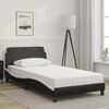 vidaXL Bed Frame Black and White