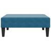 vidaXL Sofa Bed Blue Velvet (100% polyester), plywood, foam Large