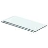 vidaXL Glass Panel Set of 2 Clear Tempered Glass 15.7 x 4.7 in