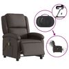 vidaXL Electric Massage Recliner Chair Dark Brown