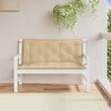 vidaXL Garden Bench Cushion Melange beige 100% polyester