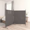 vidaXL 2-Panel Room Divider Anthracite 137"x70.9" Fabric