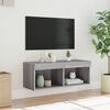 vidaXL TV Cabinet Gray Sonoma Engineered wood Compact