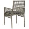 vidaXL Garden Chair 2 pcs Gray 53 x 60 x 85cm poly rattan