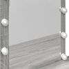 vidaXL Dressing Table Grey Sonoma Engineered wood, Glass Medium