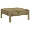 vidaXL Garden Sofa Natural Wood Solid Pine Wood Medium Modular