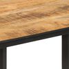 vidaXL Dining Table Natural Wood Solid mango wood 43.3x21.7x29.7 in