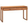 vidaXL Desk Teak Solid teak wood, plywood 47.2 x 15.7 x 29.5 in Desk
