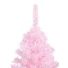vidaXL Artificial Christmas Tree Pink PVC, Steel Extra tall