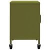 vidaXL Storage Cabinet Olive Green Steel Medium Storage Cabinet
