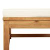 vidaXL Garden Lounge Set Cream White, Acacia Wood