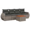 vidaXL Garden Sofa Set Grey