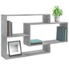 vidaXL Wall Shelves Concrete Grey 40.9x7.9x23.0" Engineered Wood