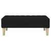 vidaXL Bench Black 113 x 57 x 39 cm fabric