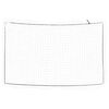 vidaXL Trailer Net with Elastic Rope White 8.2x4.9' PP